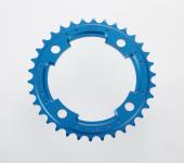 GT Kettenblatt 4-Loch 38Z. blau