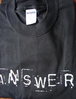 Answer Logo T-Shirt black 